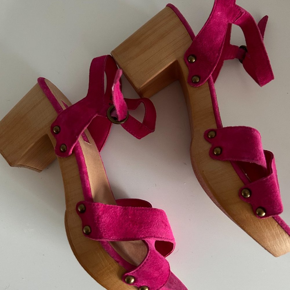 Anthropologie Nwot Silent D Suede Platform Byron - image 3